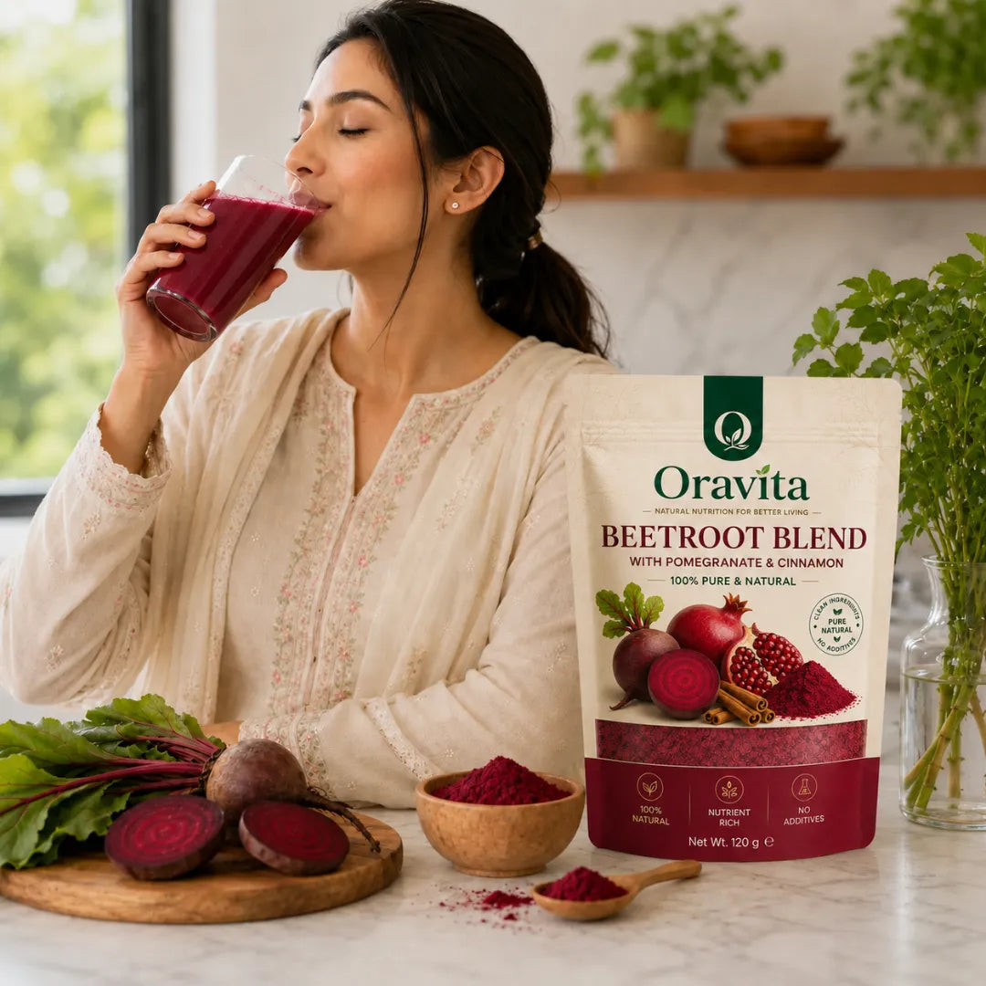 Oravita Beetroot Blend - Cardio Boost with Pomegranate & Cinnamon