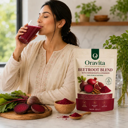 Oravita Beetroot Blend - Cardio Boost with Pomegranate & Cinnamon