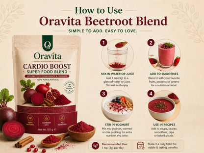 Oravita Cardio Boost SuperFood Blend