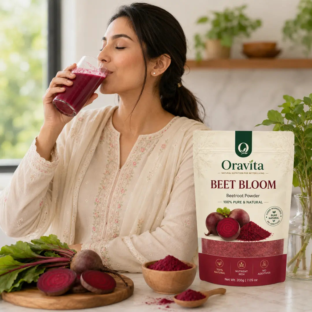 Oravita Beet Bloom – Pure Beetroot Powder